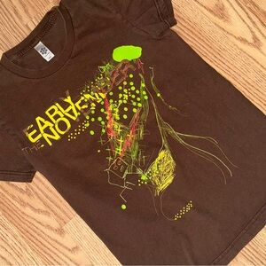 The Early November American Apparel Women’s Medium Band T shirt Brown